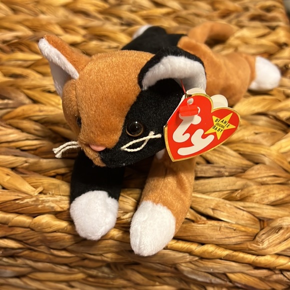 Vintage TY Beanie Baby Cats Prance, Pounce, Chip, Nip - Picture 2 of 6